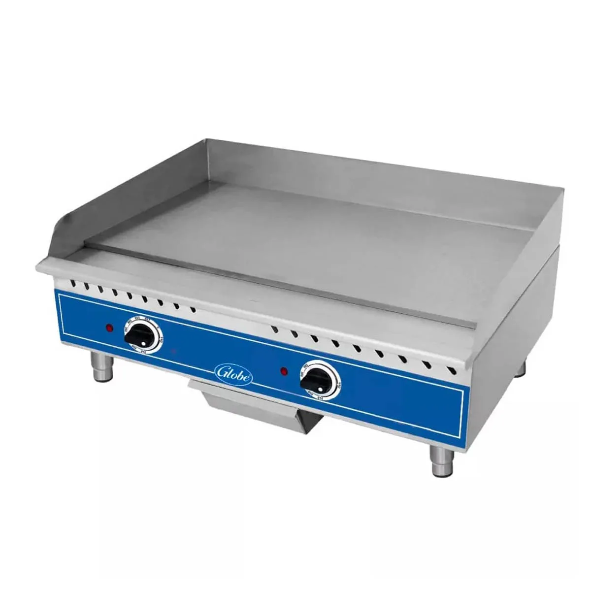 Globe GEG24 24" Countertop Electric Griddle with 24" x 16.3" Surface, Thermostatic Controls, 208/240v
