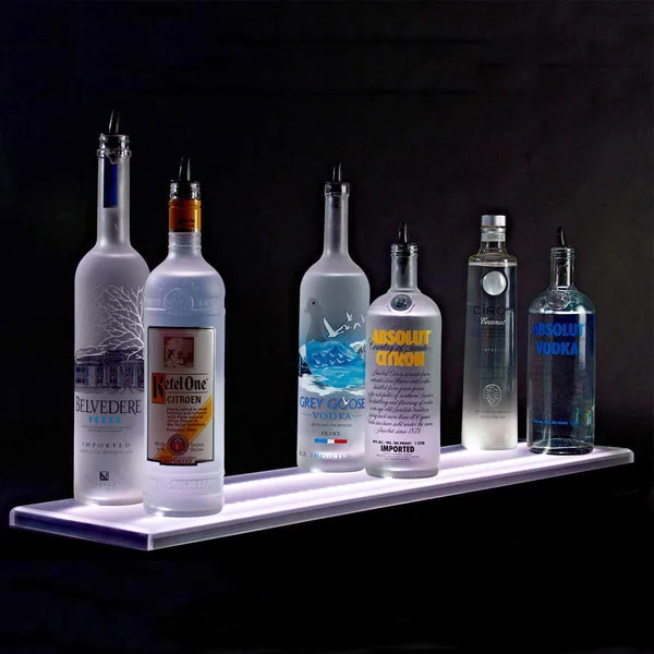 Beverage Air LS5-60L-DW 60" Lighted Liquor Shelf - 30 Bottle Capacity, 9"D