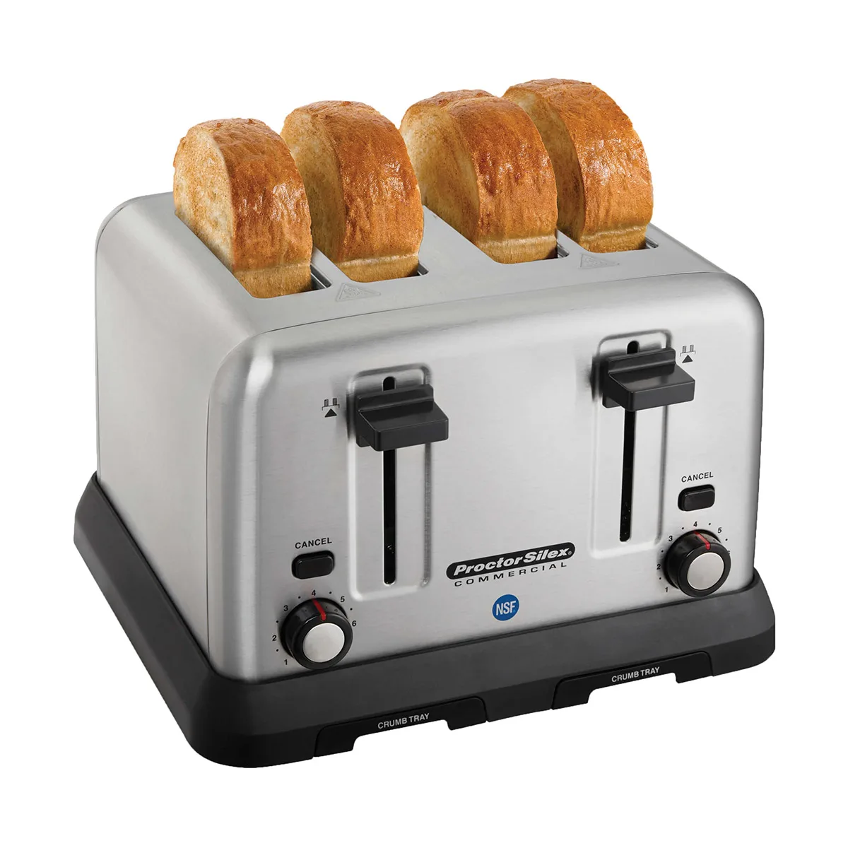 Hamilton Beach 24855 Proctor-Silex® Pop-Up Toaster, (4) Extra Wide Slots
