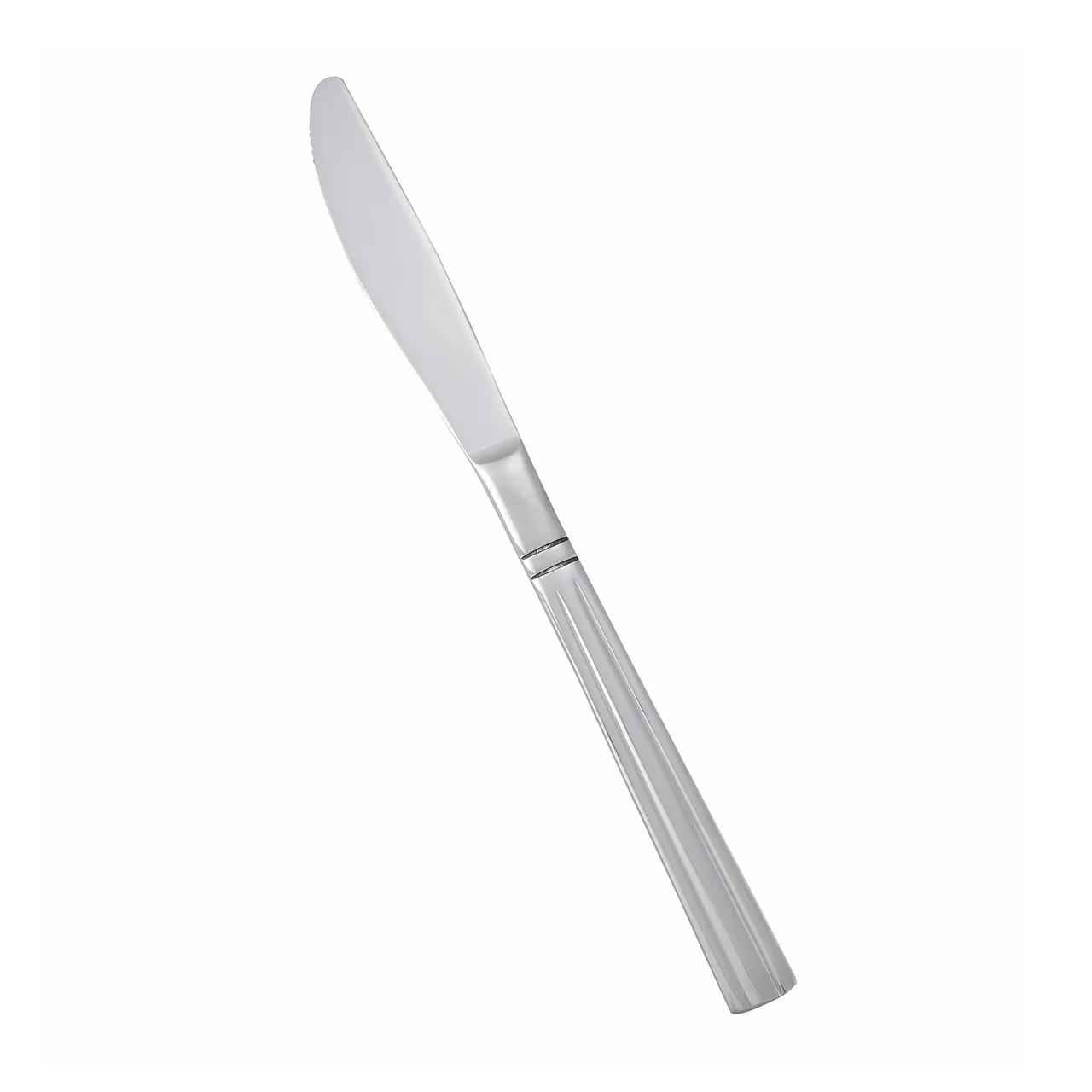 Winco 0007-08 Dinner Knife, 8½" Mirror Finish Regency Pattern, 18/0 Stainless Steel, 8‑9" - 1 Dozen