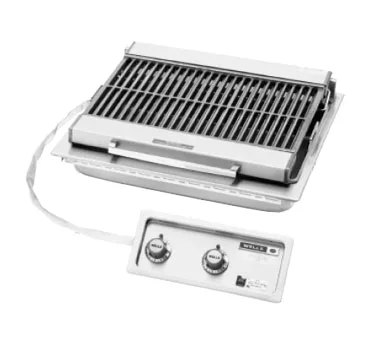 Wells B-406 25" Built-In Electric Charbroiler w/ 21.5"W x 14.5"D Cooking Area, 5.4 kW
