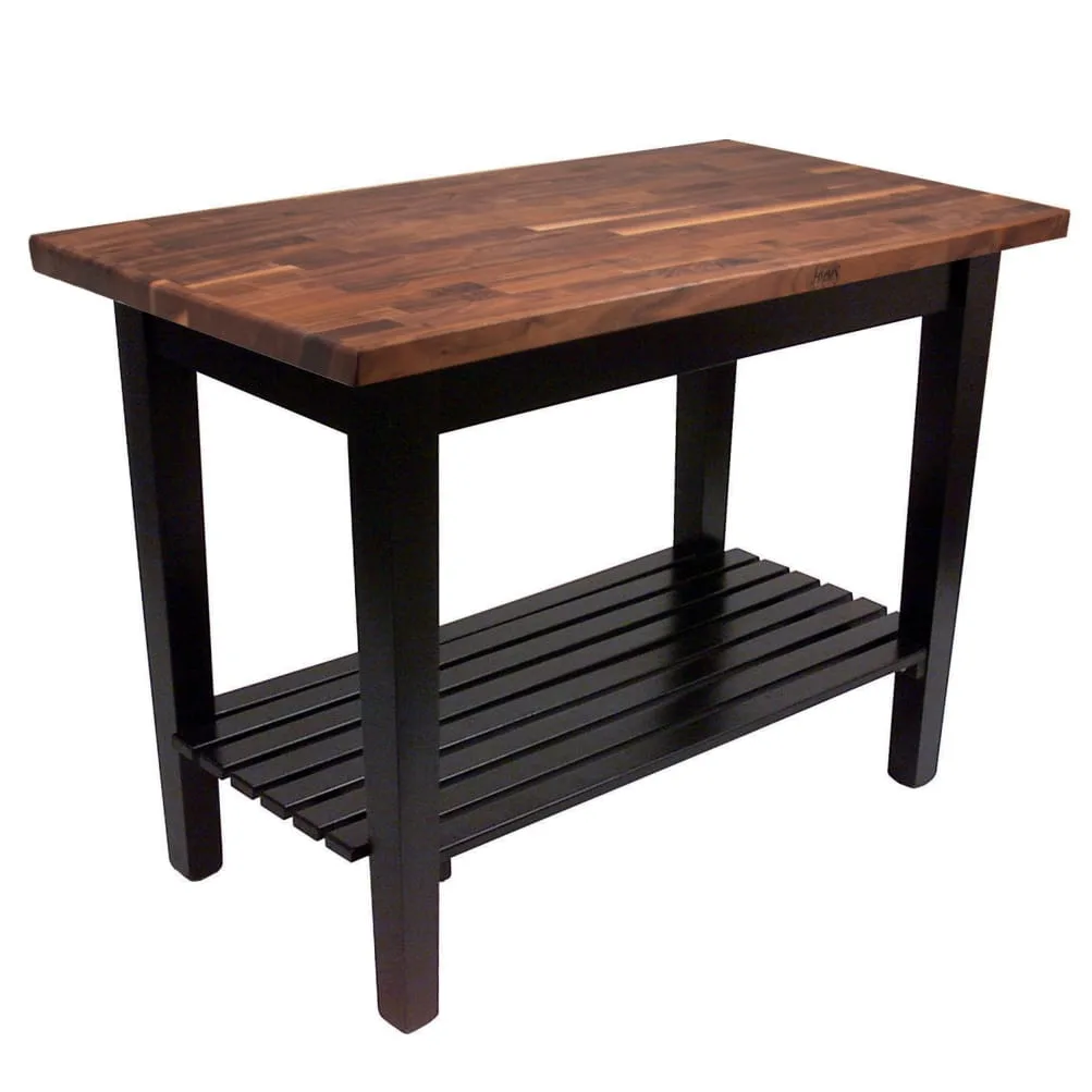 John Boos WAL-C6036-S Blended American Black Walnut Table
