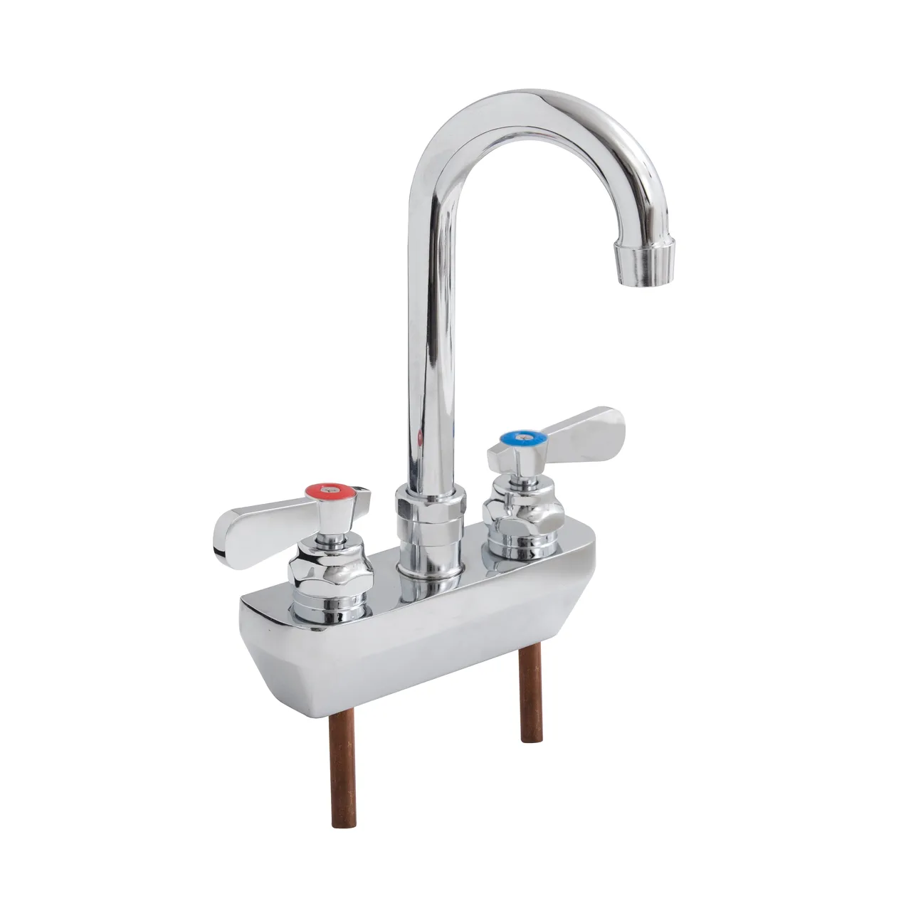 John Boos PBF-4SM2-3GLF Heavy Duty Faucet, Shallow Splash Mount