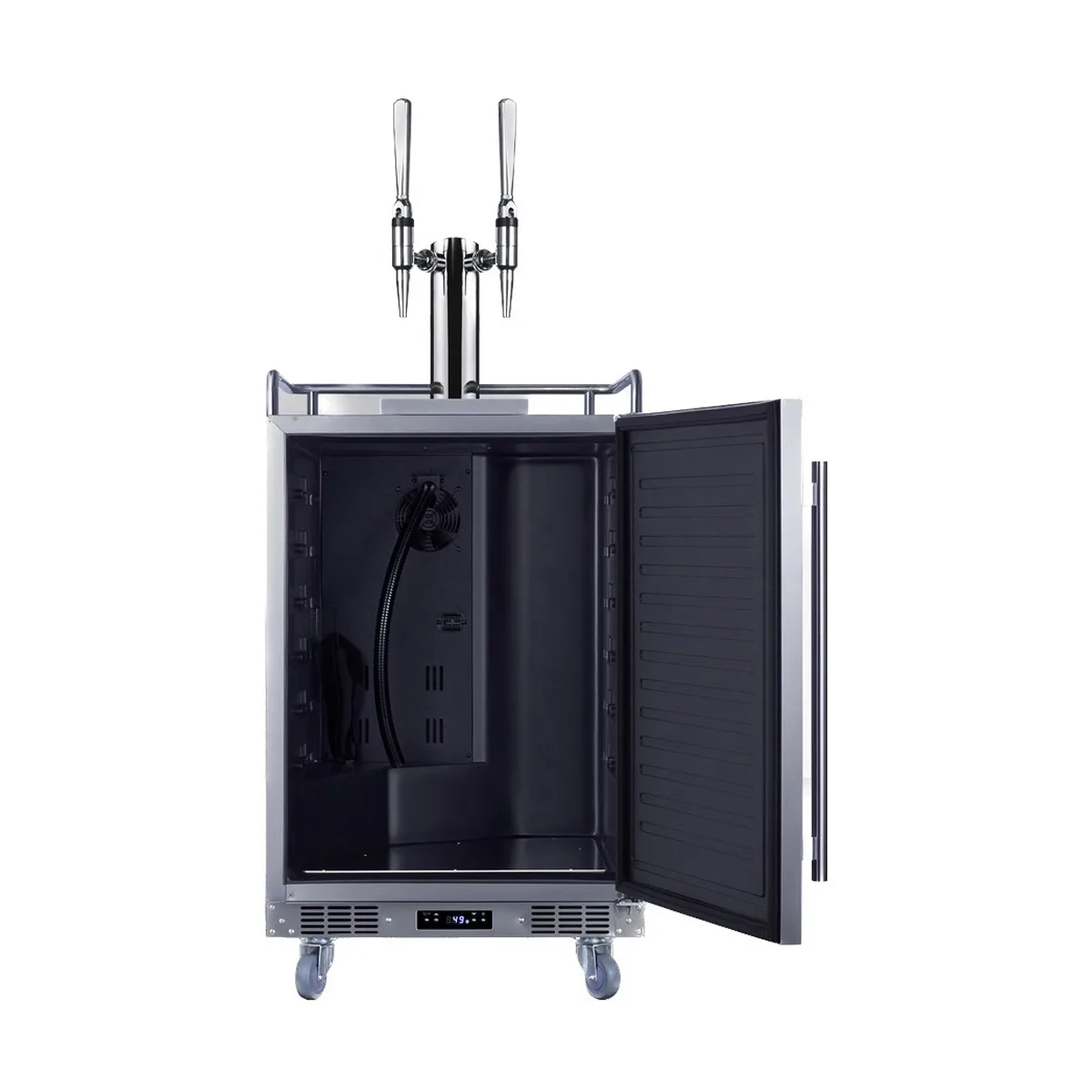 Summit SBC682NCFTWIN Indoor/Outdoor Nitro/Cold Brew Coffee Dispenser, 5.6 cu. ft. - 115V