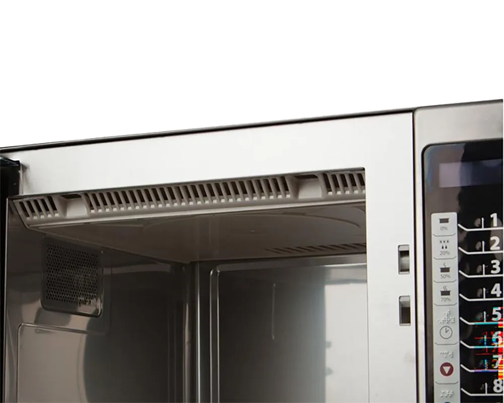 Amana RFS12TS 1200W Medium Duty Commercial Microwave Oven, 1.2 Cu. Ft., Push Button, 120V