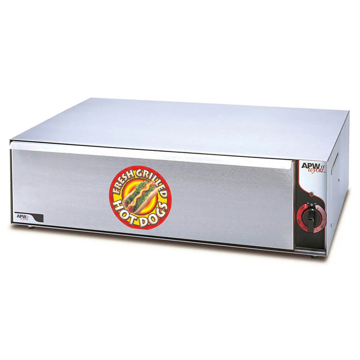 APW Wyott BW-20 Hot Dog Bun Warmer, Free Standing, (36) Bun Capacity