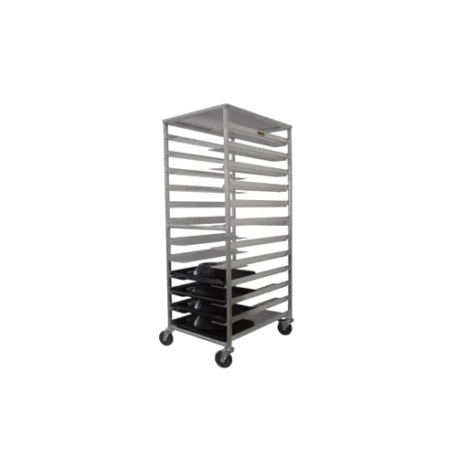 Alluserv AURSC20 20 Tray Mobile Aluminum Value Line Room Service Tray Cart