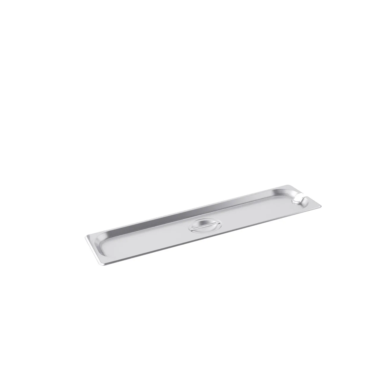 CAC China SPCN-HL 1/2-Long Table Pan Cover, With Handle, Stainless Steel, NSF - Sold Individually