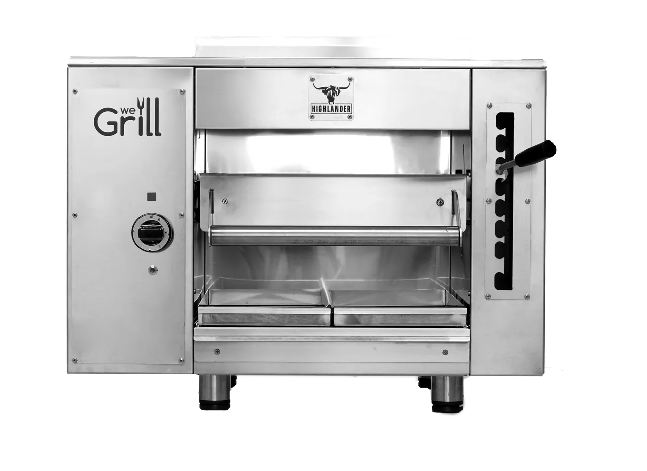 AMPTO HIGHLANDER-G Infrared Overfire Broiler, Single Deck Countertop, Gas