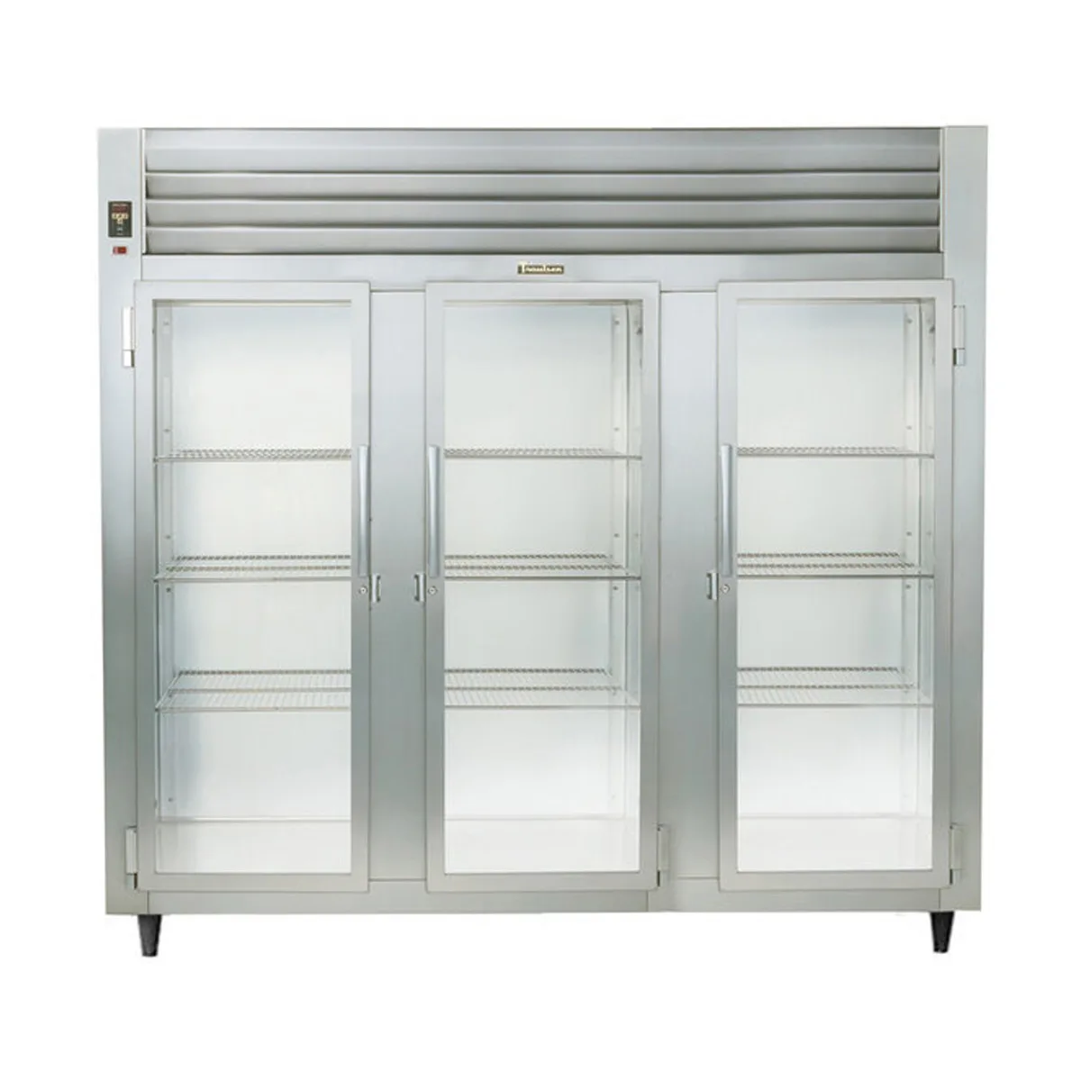 Traulsen RHT332N-FHG 76" 3-Section Reach-In Refrigerator w/ 3 Glass Doors, Remote, 70.67 cu. ft.