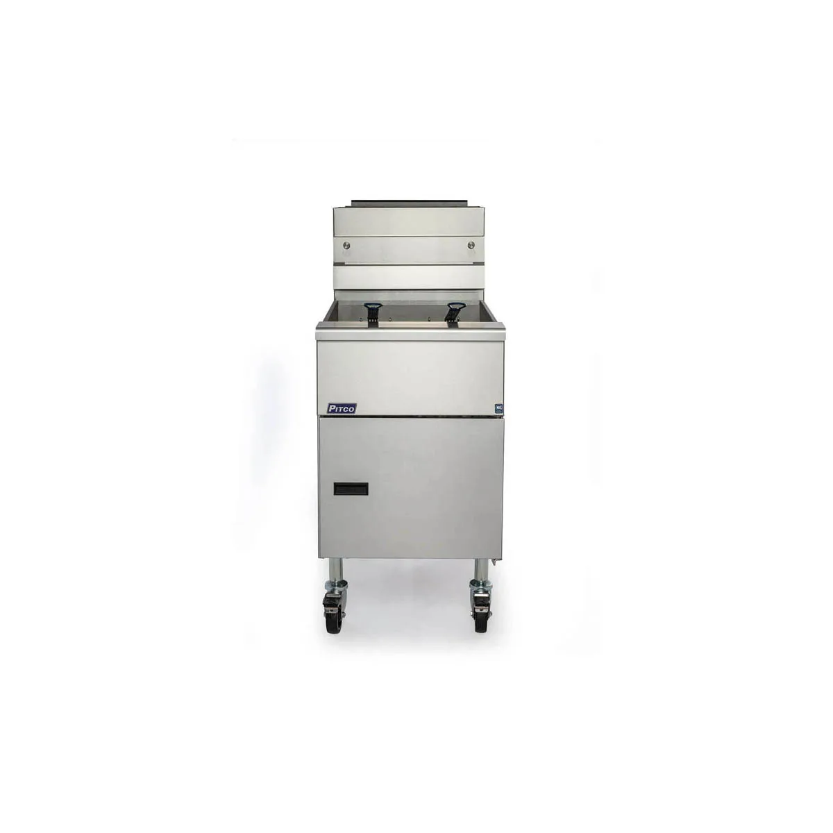 Pitco SE18 19" Floor Model Electric Full Pot Fryer w/ 90-Lb. Capacity, 2 Twin or 1 Full Baskets