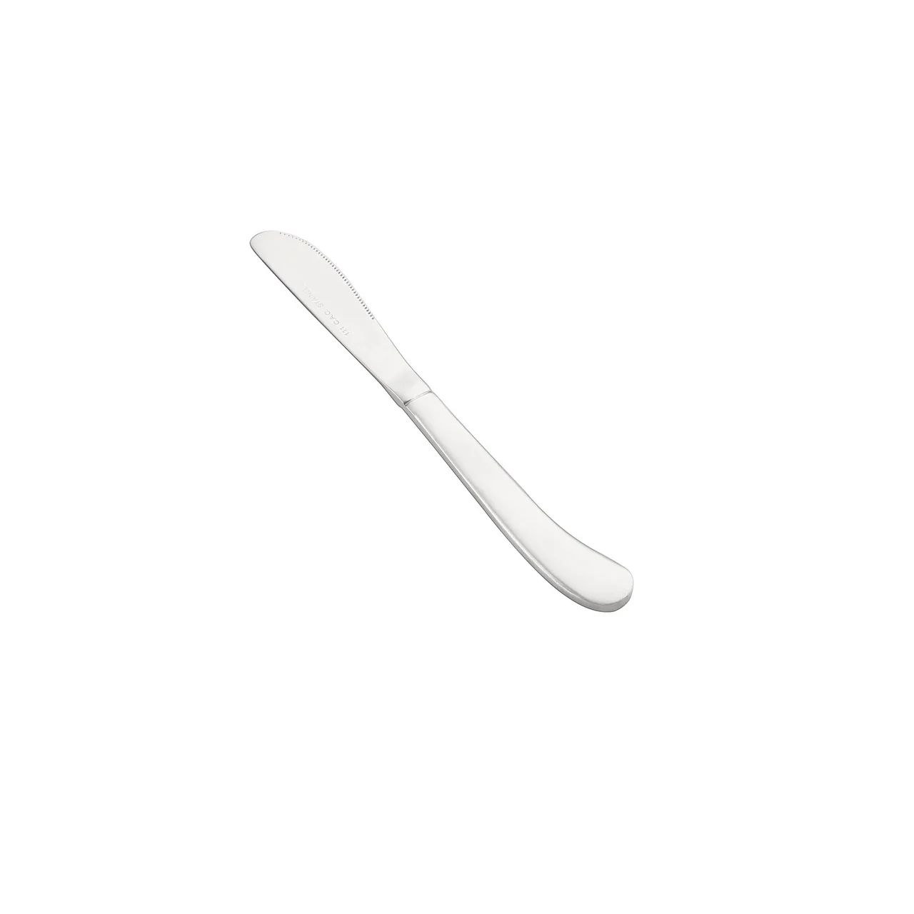 CAC China 3011-08 Jasmine Dinner Knife, 7‑3/8" Length, Heavy, 18/0 Stainless Steel Handle - 1 Dozen