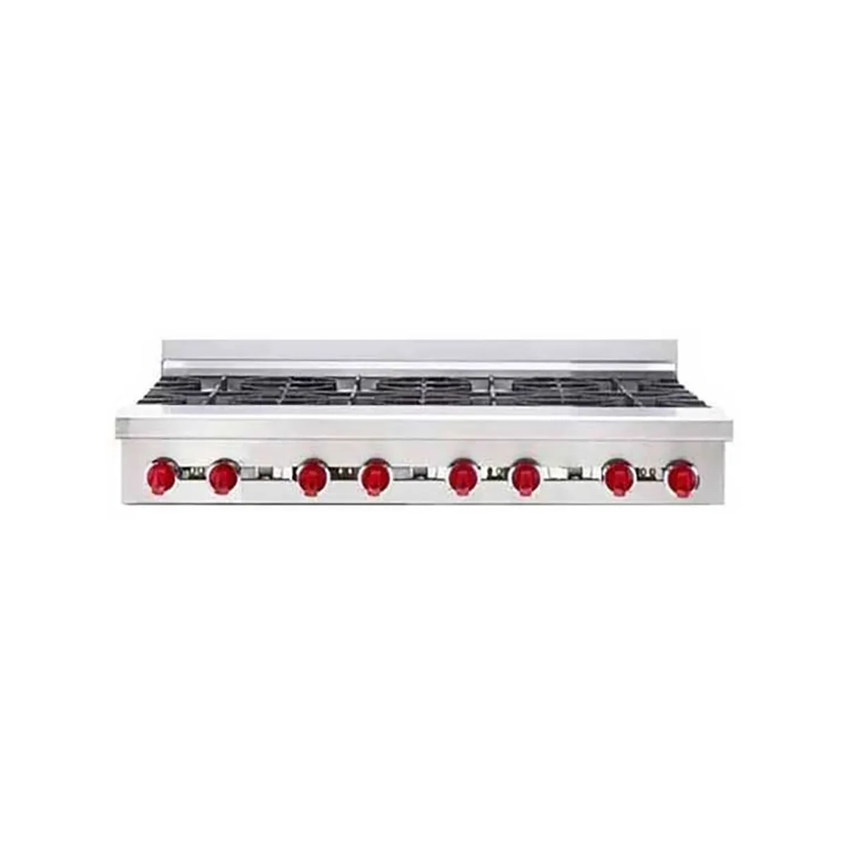 American Range ARSHP-48-8 48" Countertop Gas Hotplates w/ (8) Burners, 30" Depth, 256.000 BTU