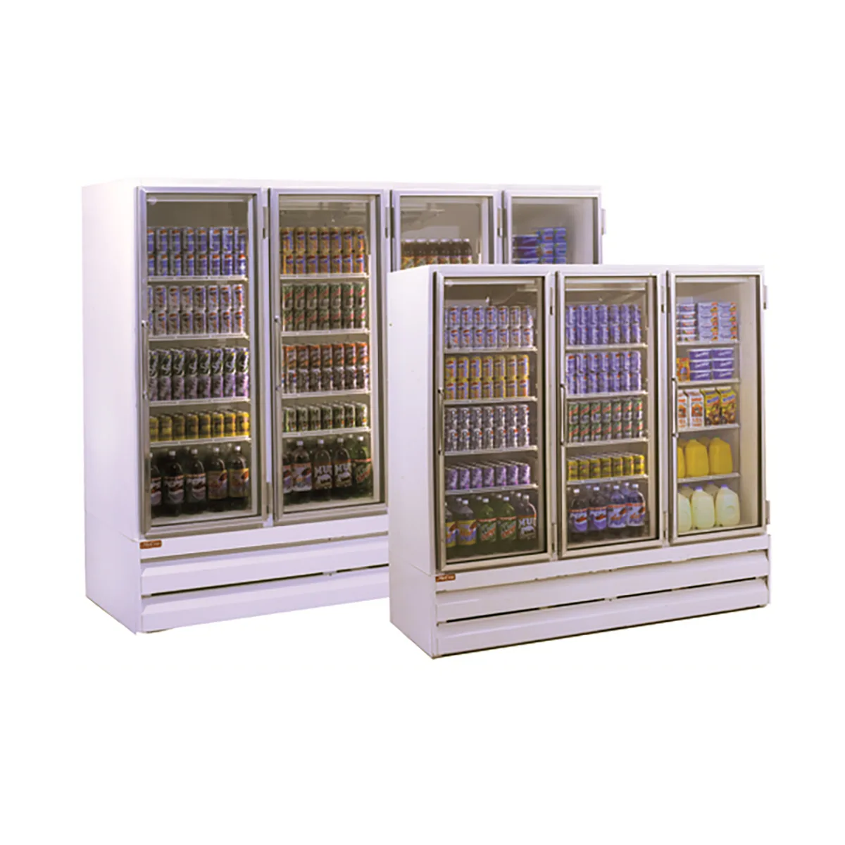 Howard-McCray GR102BM 103" Four Glass Door Merchandiser Refrigerator in White, 102 cu. ft.