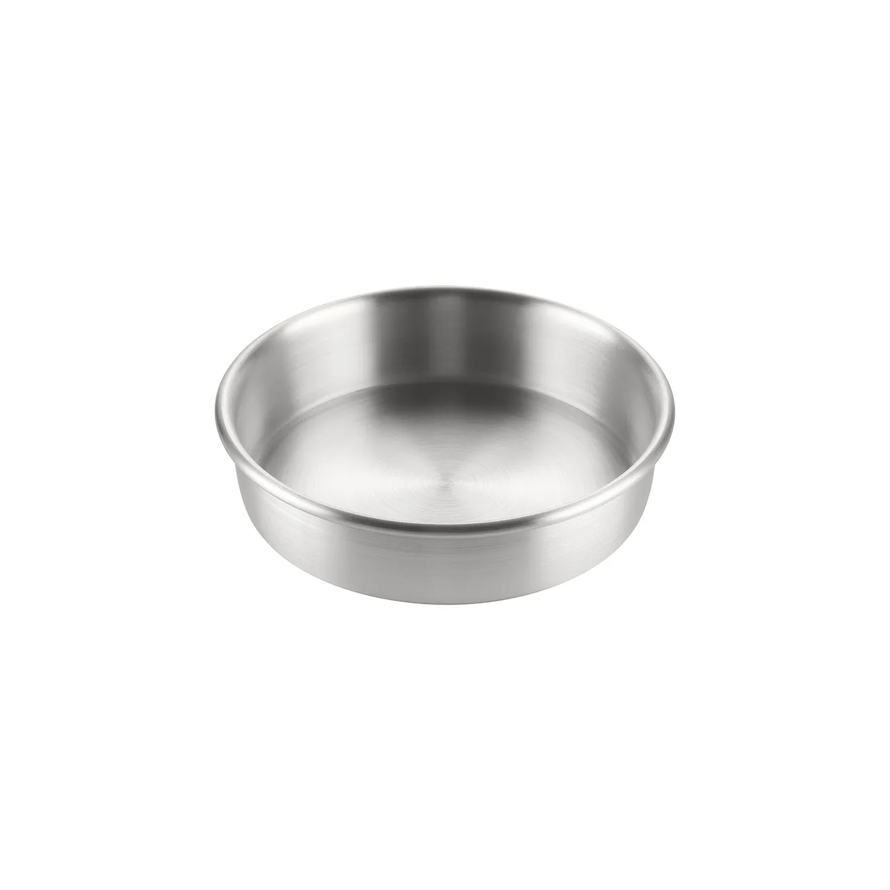 CAC China B1CP-082 Professional 8" Diameter x 2" Height Round Aluminum Cake Pan for Baking
