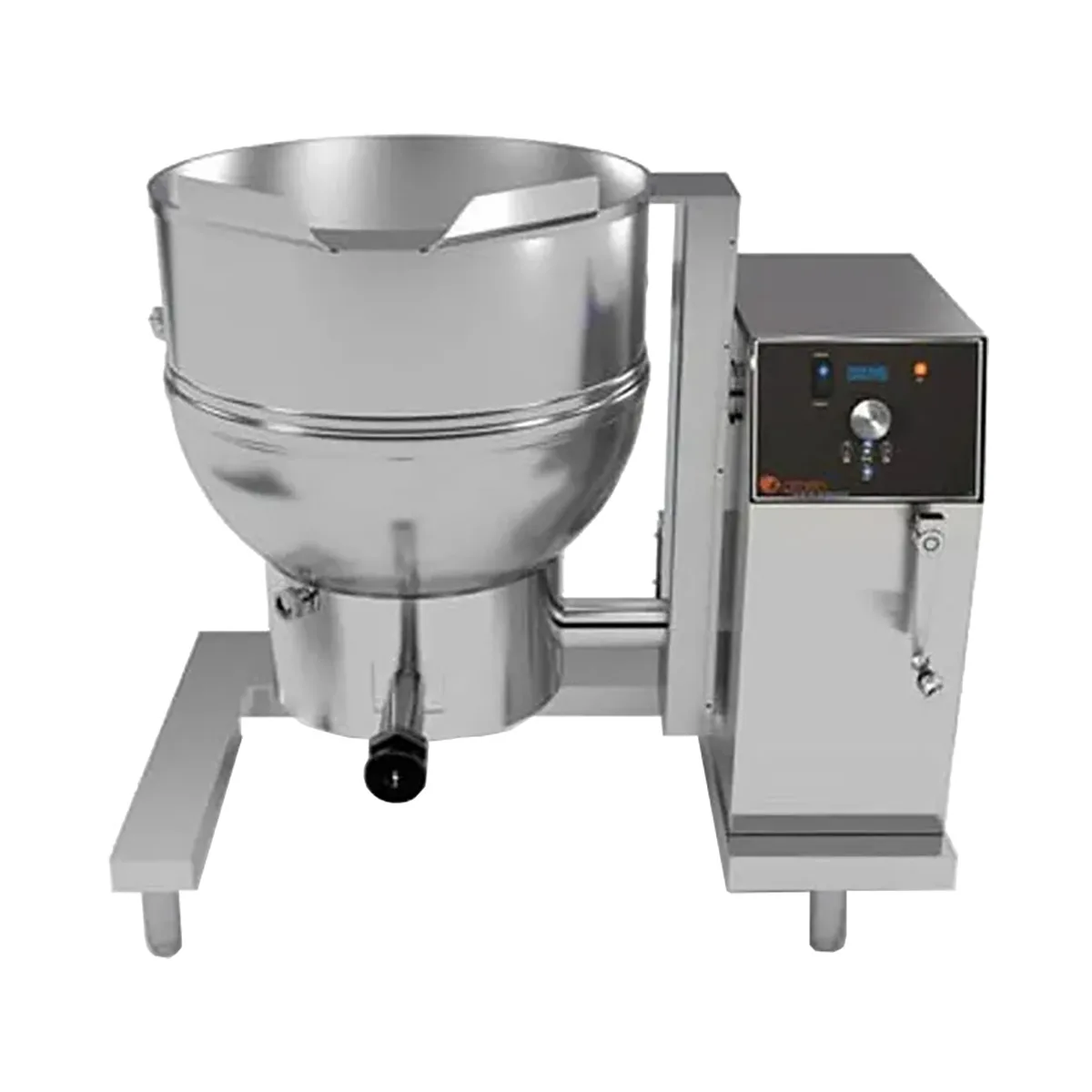 Groen DEES/40A 40 Gallon Floor Tilting 2/3 Steam Jacketed Electric Kettle, Low Height