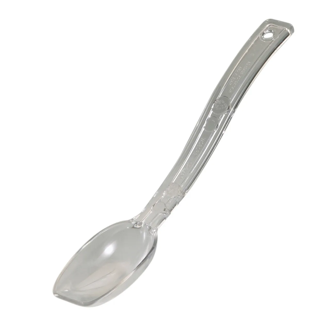 Cambro SPO8CW135 Salad Bar Spoon – 8" Polycarbonate, 1/2 oz Capacity, Hanging Hole, NSF, Made in USA