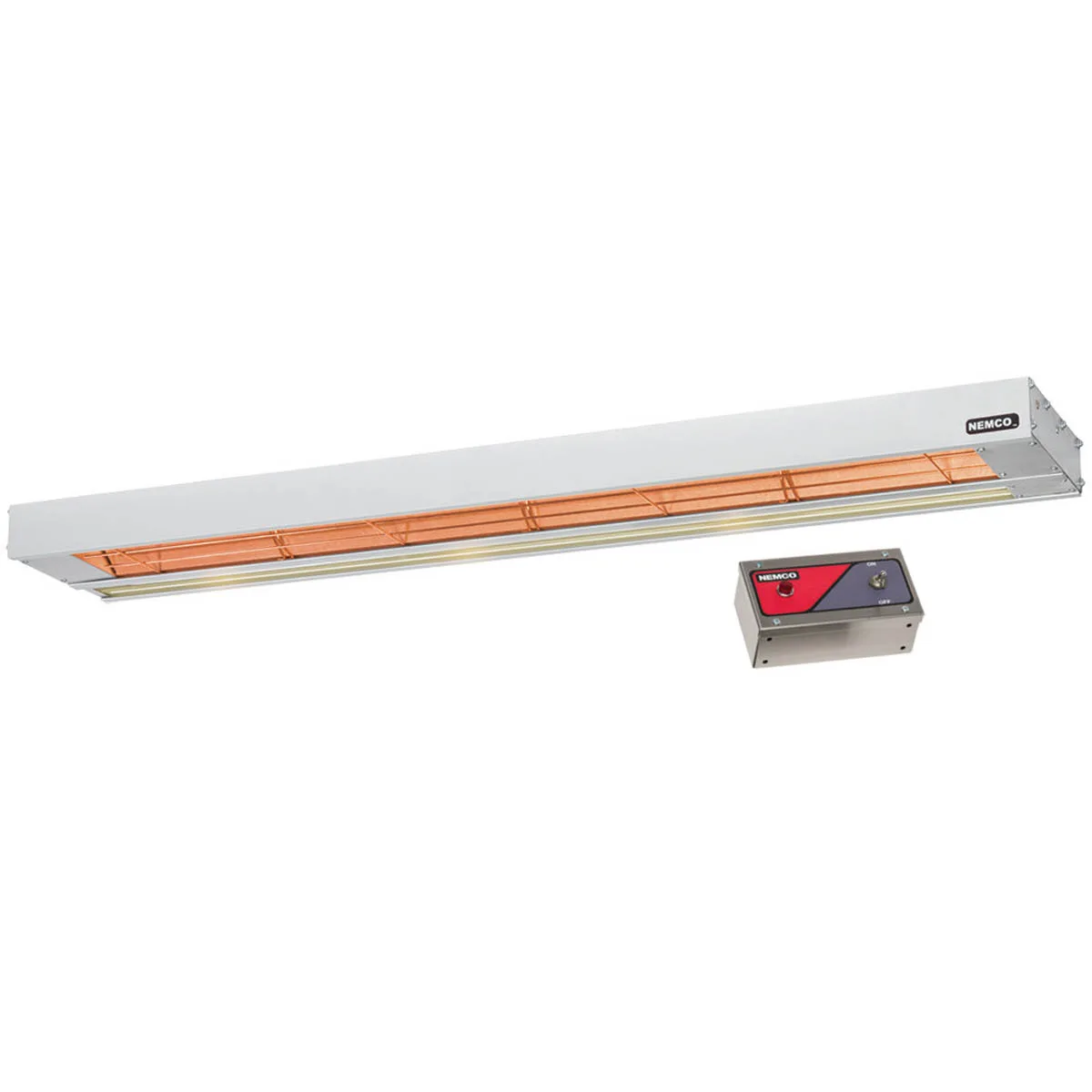 Nemco 6155-24-240 Bar Heater, Remote-Controlled, Single, 24" X 6-3/4" X 2-3/4"