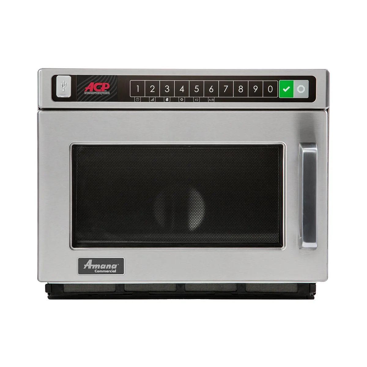 Amana HDC212 2100W Heavy Duty Commercial Microwave Oven, 0.6 Cu. Ft., 208/240V