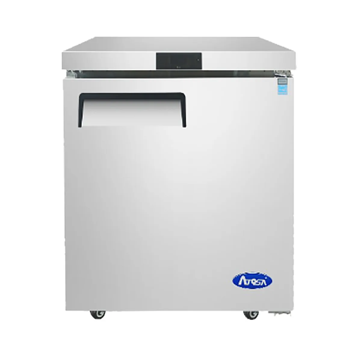 Atosa USA MGF8405GR 28" 1-Door Undercounter Freezer, Stainless Steel, 7.15 cu. ft., Temp -8° to 0°F, R290