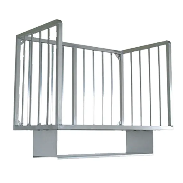 John Boos ALMBR-4W Aluminum Wall Mounted Meat Boat Rack - 48" x 20"