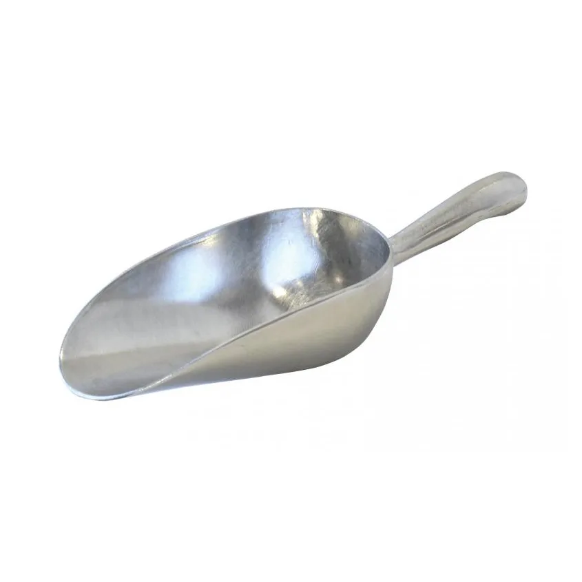 Omcan USA 27679 Aluminum Ice Scoop, 5-8 Oz, Solid Round-Bottom Design - 5 Oz Portion Size