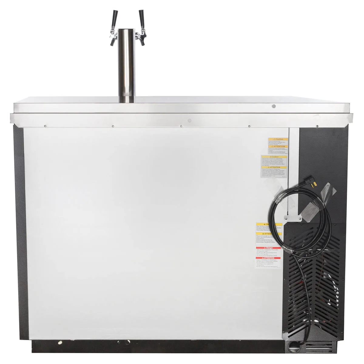 Beverage Air DD50HC-1-C-B 50" 1 Column Draft Beer Cooler, 2 Keg, 17.86 cu. ft.