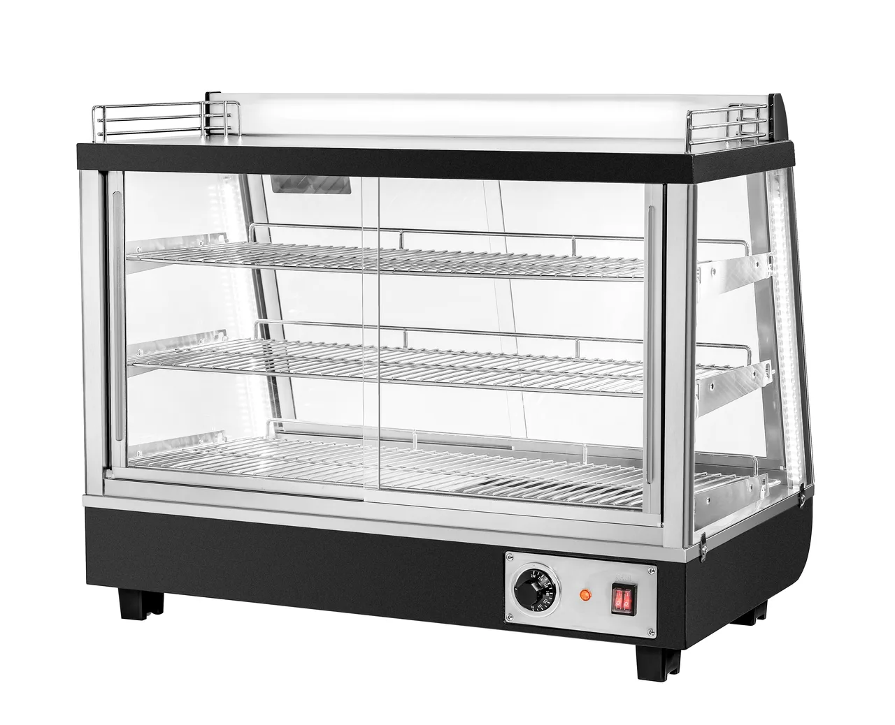 Migali C-HCT36-S 33.5" Competitor Series® Heated Countertop Display Case, 4.8 cu. ft.
