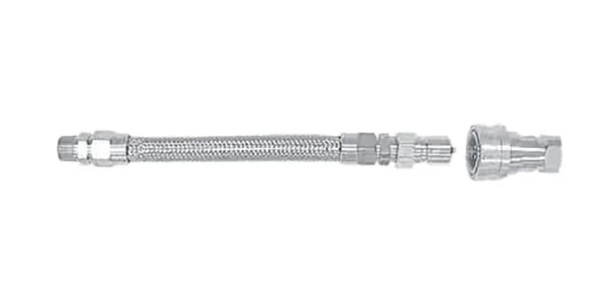 Dormont W100B2Q48 Safety System™ Hi-Psi® Water Connector Hose / 1" Dia. x 48" L