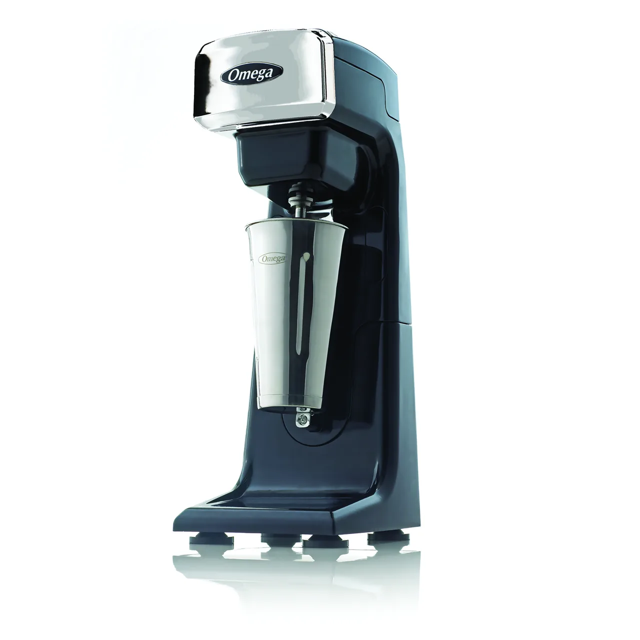 Omega M1000 Countertop Single-Spindle Drink / Bar Mixer w/ 28-Oz. Blending Cup, 1/3 HP
