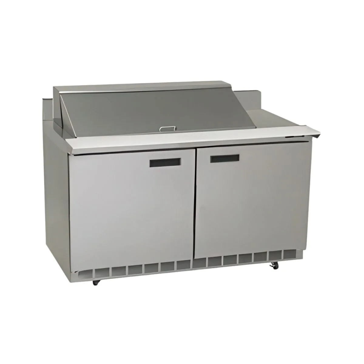 Delfield ST4464NP-18M 64" 2-Door Mega Top Sandwich and Salad Prep Table, 18 Pans
