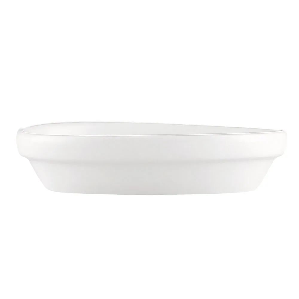 CAC China BKW-8 - 8‑oz Porcelain Baking Dish, 6‑1/4" x 4‑1/8" x 1‑1/2", Oven Safe - 1 Dozen