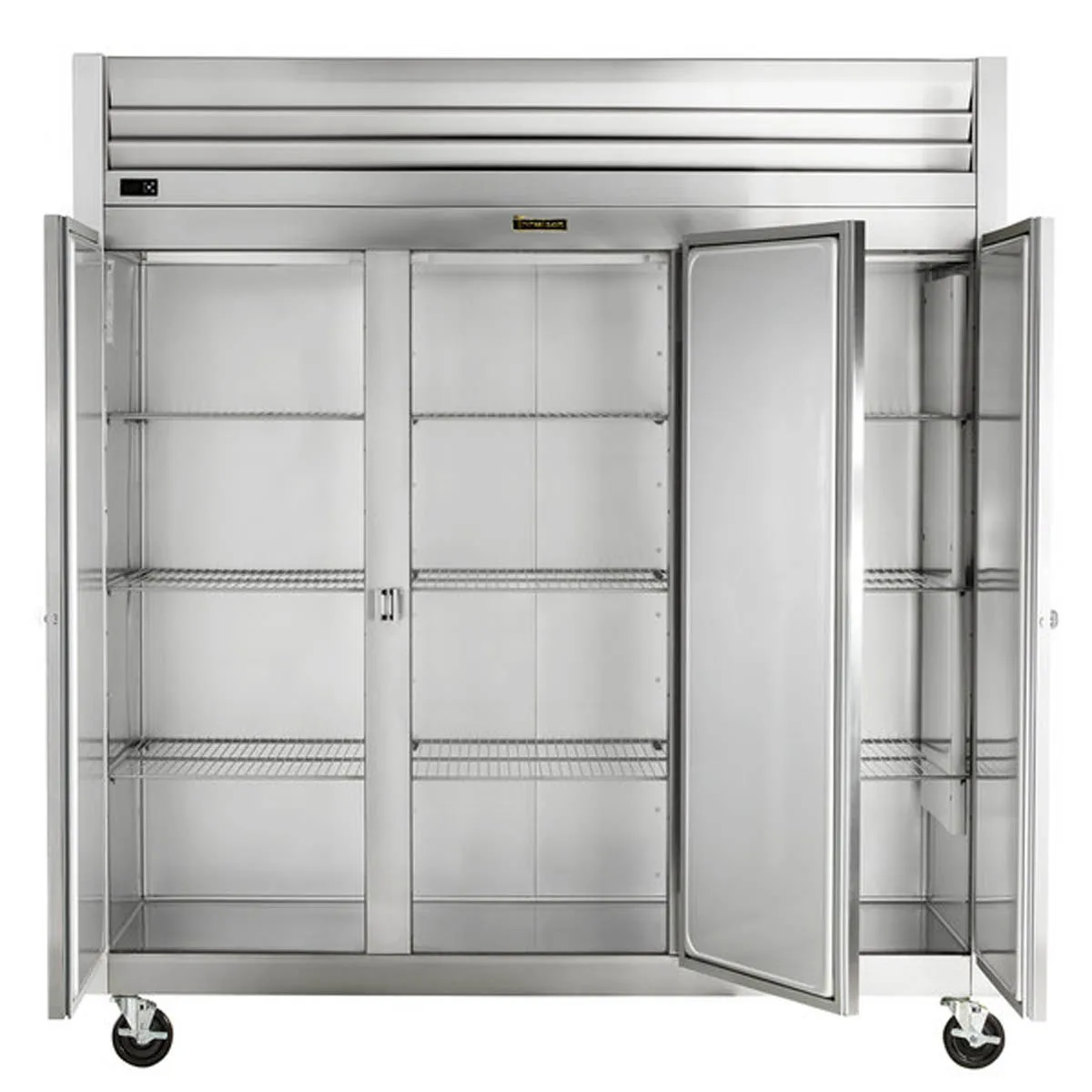 Traulsen G30010 76" 3-Section Reach-In Refrigerator w/ 3 Solid Doors (hinged left/right/right), Top Mount, 69.3 cu. ft.
