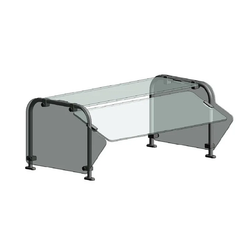 Randell RSB-STSSNA-30 Ranserve Standard Breath Guard, Single-Sided, Self-Service