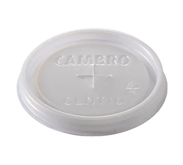 Cambro CLST9190 CamLid® Lids Fit Lido™ LDT16 & Del Mar D14 Tumblers Translucent Made USA - 1000/Case