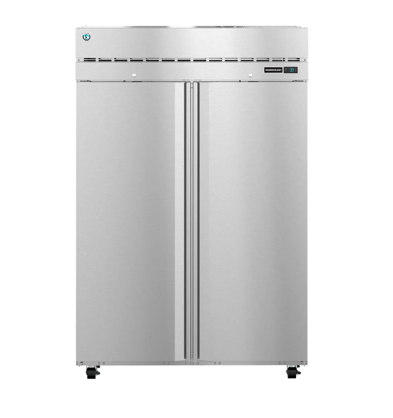 Hoshizaki F2A-FSN 52" 2-Section Reach-In Freezer w/ 2 Solid Doors, Bottom Mount, 47.11 cu. ft.