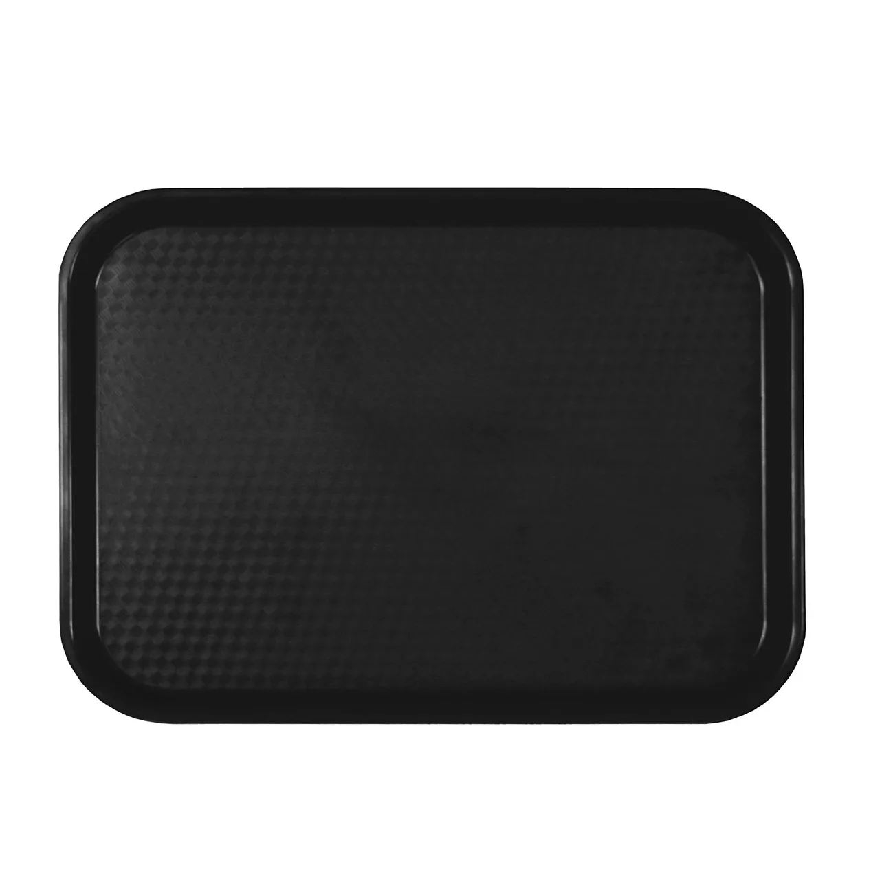 Thunder Group PLFFT1418BK Fast Food Tray, 14" X 17-3/4", Rectangular, Polypropylene, Black