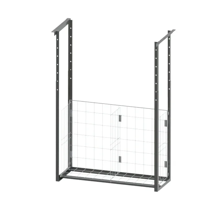 John Boos MBR16A Stainless Steel Ceiling Mounted Meat Boat Rack - 12" x 60" x 25"