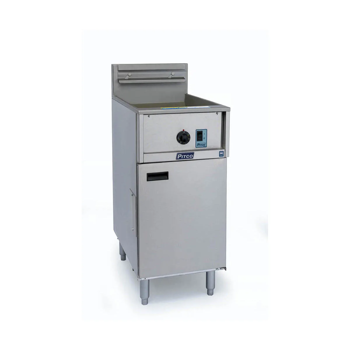 Pitco E35 Full Pot Floor Model Electric Fryer w/ 35-lb., Thermostatic Controls, 2 Twin Baskets