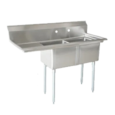 Omcan USA 25250 (2) Two Compartment Sink