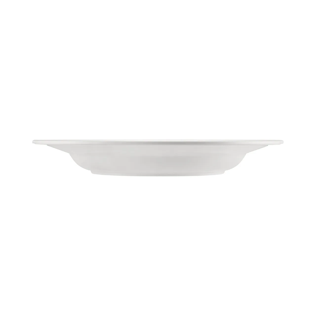 CAC China MLRN-120 - 12" White Melamine Pasta Bowl, 22 oz Capacity, Dishwasher Safe - 1 Dozen