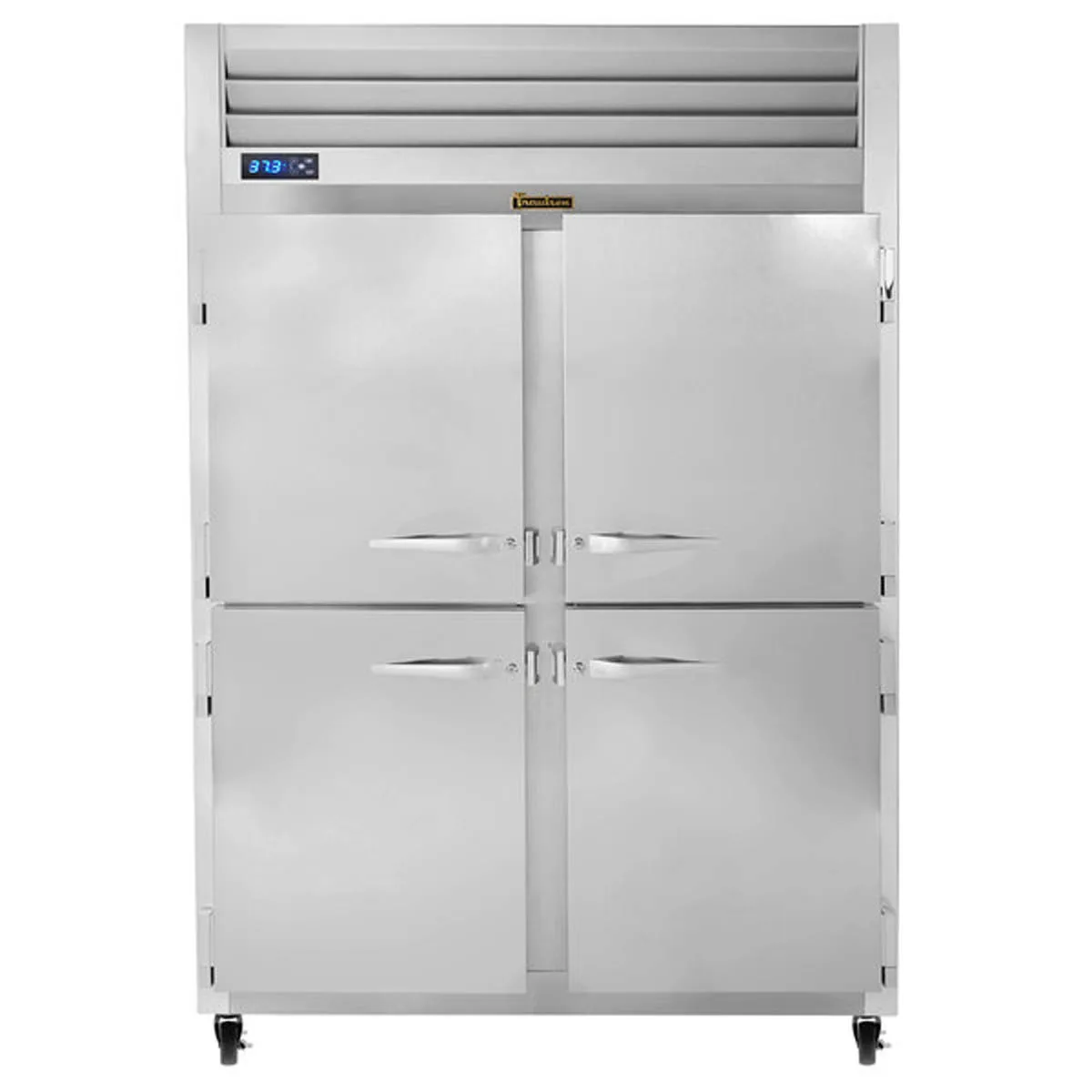 Traulsen G20000 52" 2-Section Reach-In Refrigerator w/ 4 Solid Half-Doors (hinged left/right), Top Mount, 46 cu. ft.