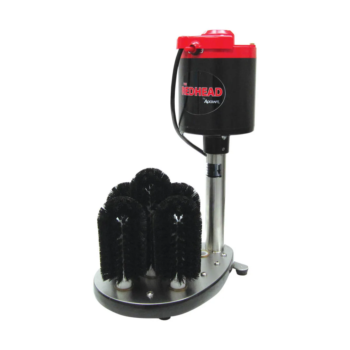 Adcraft GW-120 The Redhead Electric Upright Bar Glass Washer w/ 5 Brushes, 1/3 HP