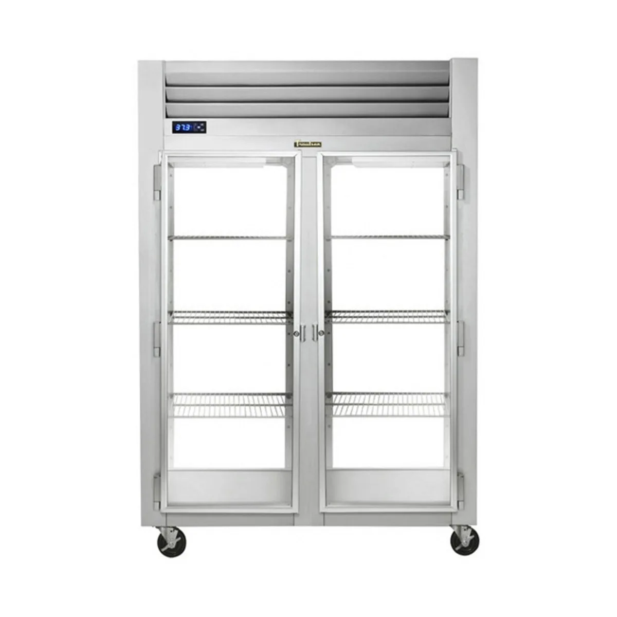 Traulsen G21055-032 52" 2-Section Pass-Thru Refrigerator w/ 4 Glass Doors (left/left hinged), R290, 50.2 cu. ft.