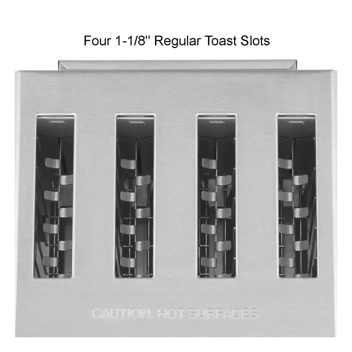 Waring WCT800 Commercial Toaster, Heavy-Duty, (4) 1-1/8" Slots