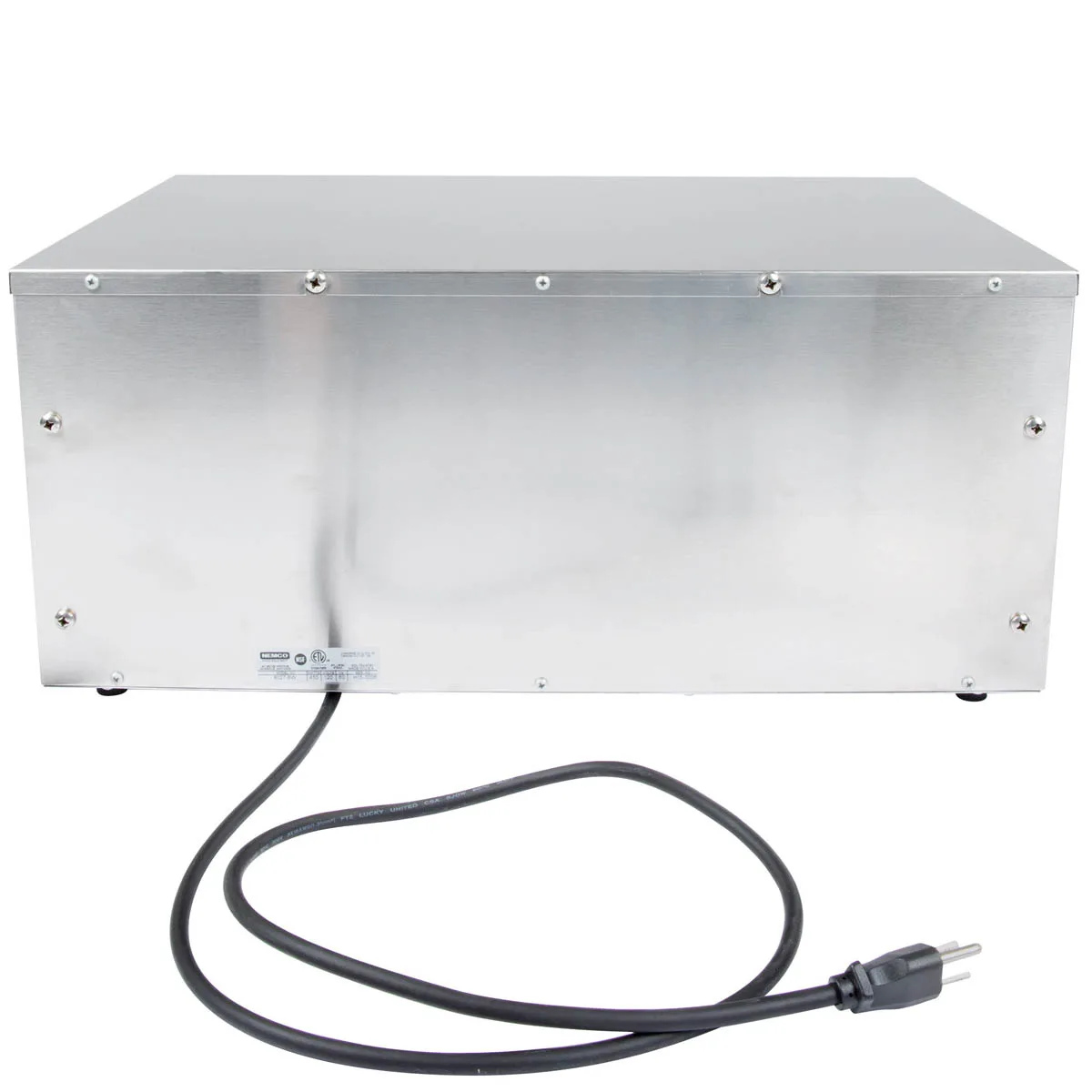 Nemco 8027-BW Moist Heat Bun/Food Warmer, 23-3/4"W X 17-3/4"D, (32) Bun Capacity