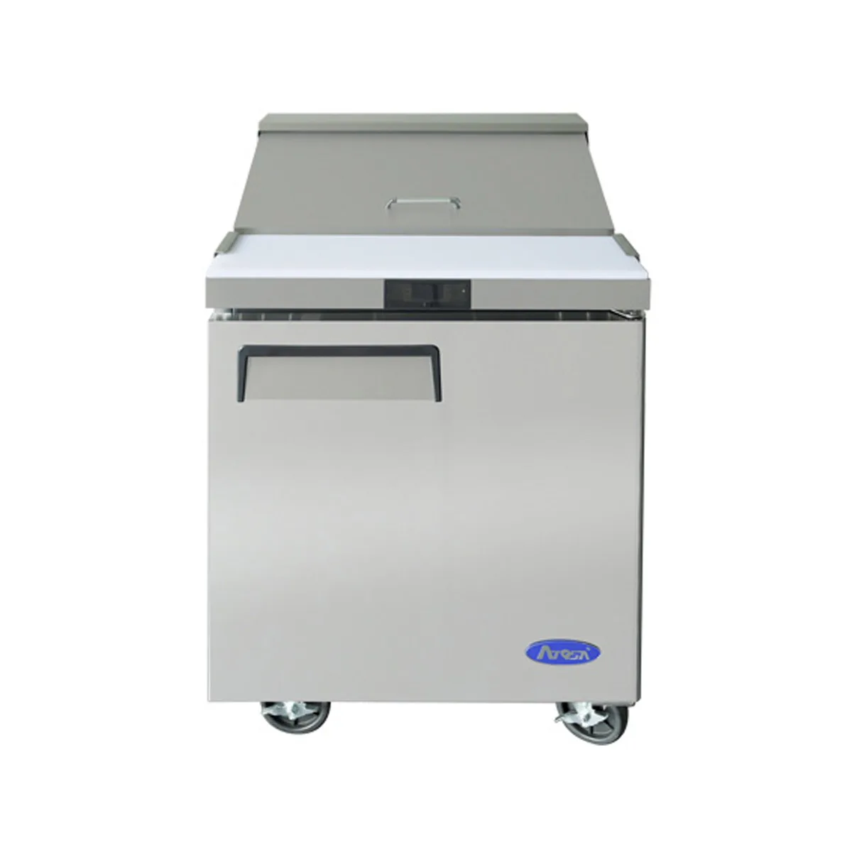 Atosa USA MSF8301GR 27" One Section Sandwich/Salad Prep Table w/ 1 Door, 8 Pans, 7.2 cu. ft.