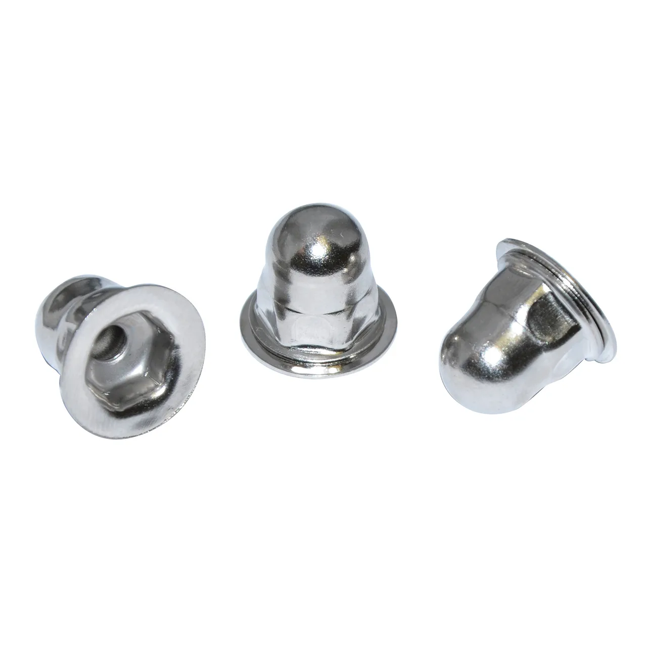 BK Resources BK-NPDN-1024 Dome Nut, #10-24, Nickel Plated