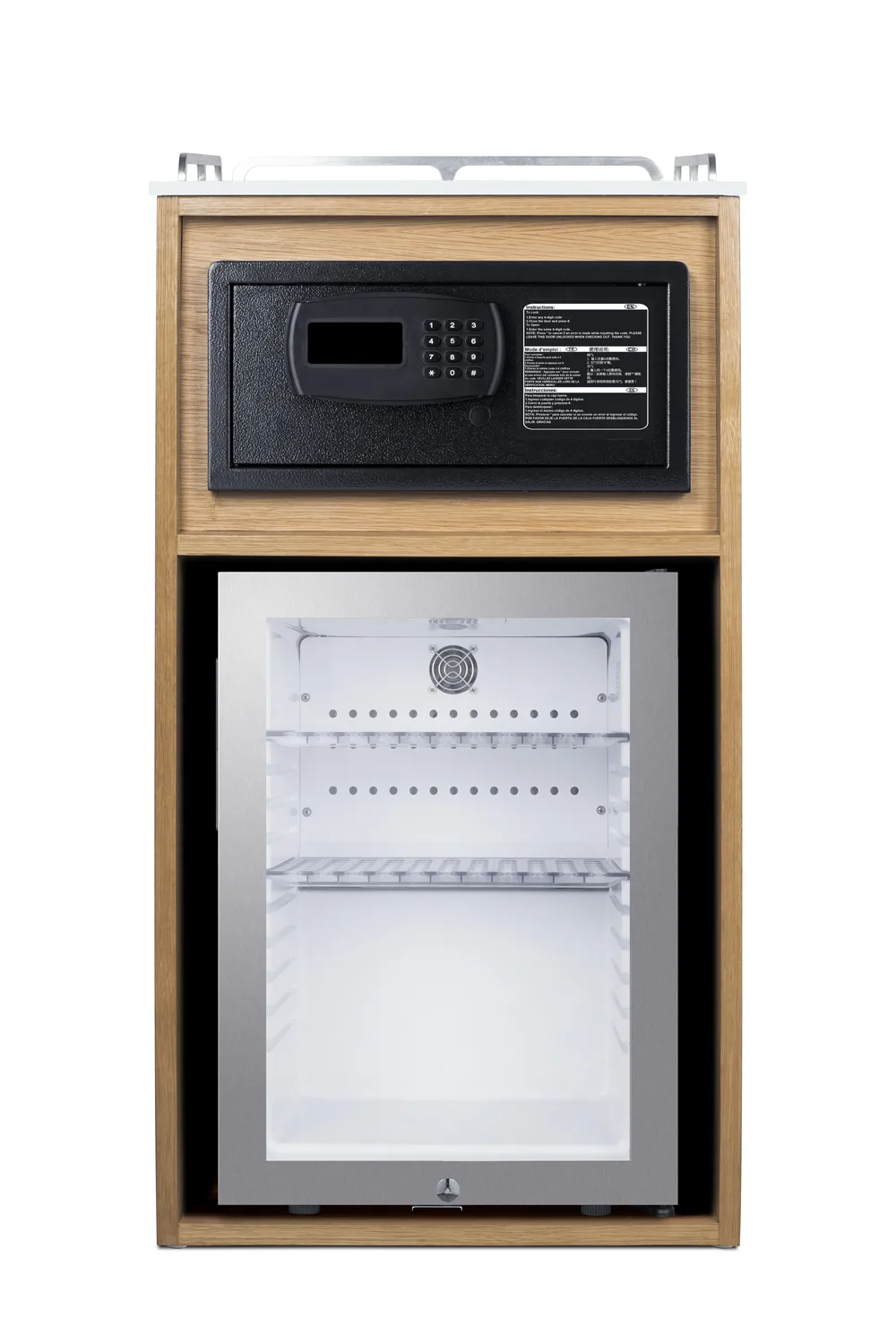 Summit QCSSF2OAK Reach-In Undercounter Refrigerator