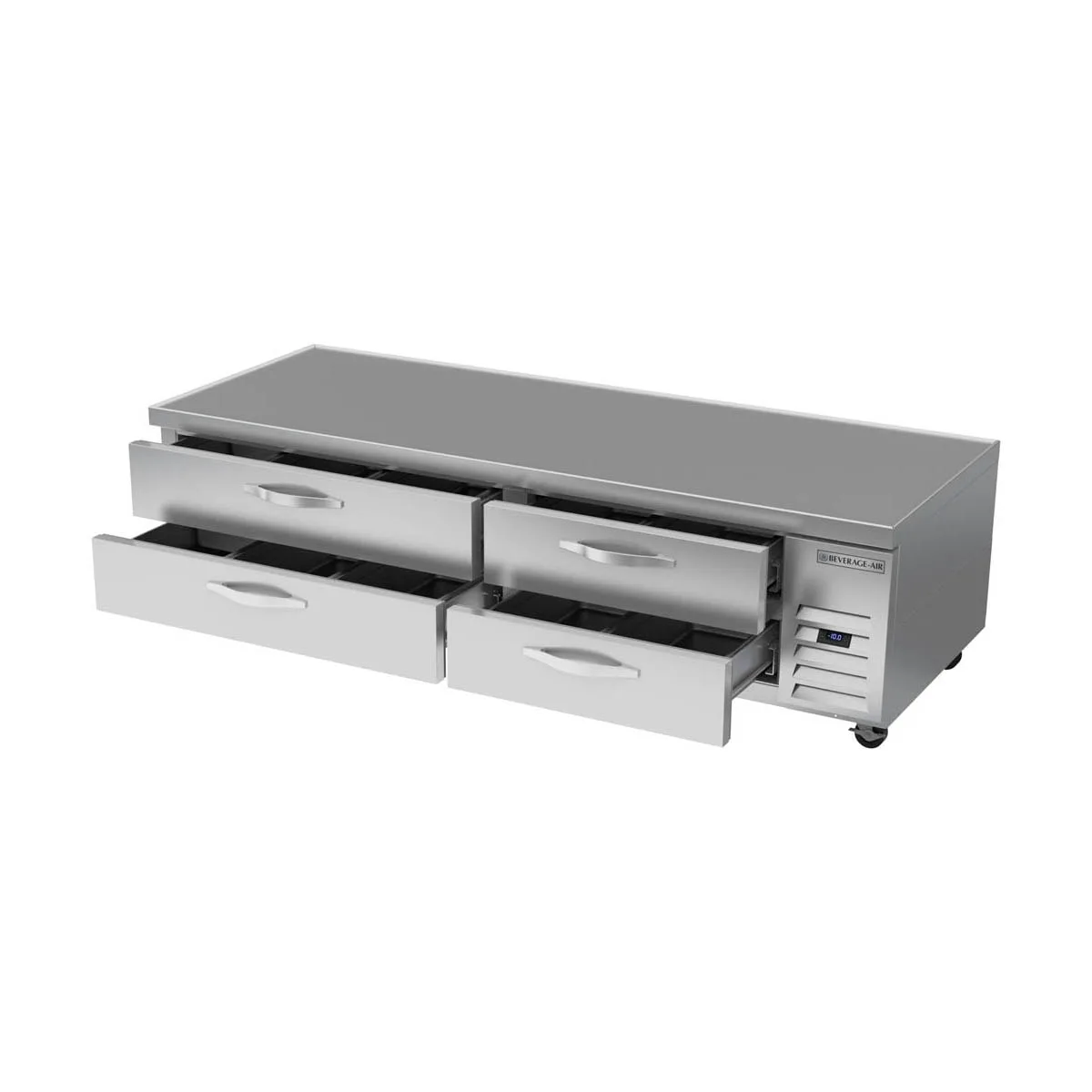 Beverage Air WTFCS84HC 84" 4 Drawers Worktop Cook Stand Freezer w/ Marine Edge, 17.5 cu. ft.